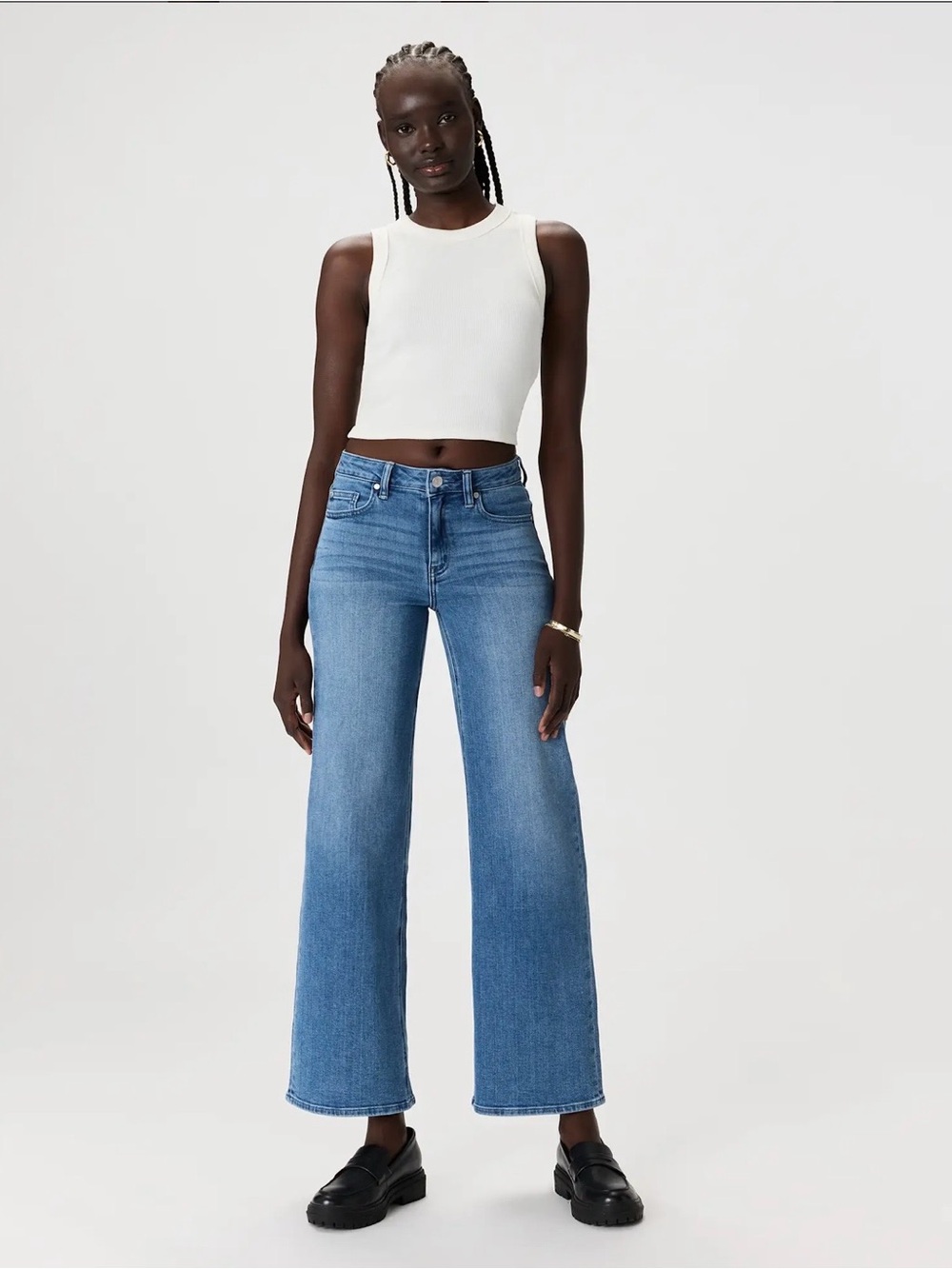 Quince Bella Stretch Wide Leg Jeans Sz 29